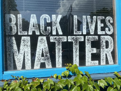 Black Lives Matter 36x18 sign